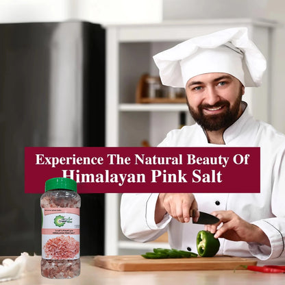 Organic Spices Himalayan Pink Salt 500g – Natural Mineral Rich Rock Salt with No Anti-Caking Agents for Cooking Seasoning Grilling Marinades & Daily Kitchen Use - Damoo