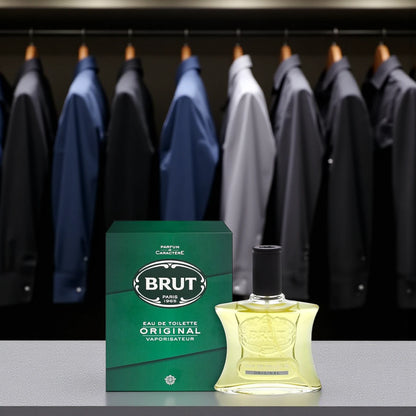 Brut Original Eau De Toilette Spray for Men – Classic Masculine Scent – Long-Lasting Freshness – 100ml Vaporisateur – Travel-Friendly Size - Damoo