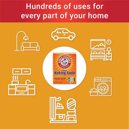 Arm & Hammer Pure Baking Soda – 2LB | 100+ Uses for Baking, Cleaning, Deodorizing & More - Damoo