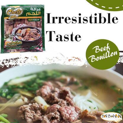 Chefy Mix Beef Bouillon 18g – Granulated Beef Stock Seasoning with Natural Flavors | Ideal for Soups, Stews & Meat Dishes - Damoo