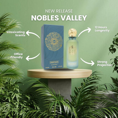 Spectra 348 Nobles Valley Eau De Parfum – Unisex Amber Woody Perfume – Long Lasting Luxury Fragrance for Men & Women – 80ml - Damoo