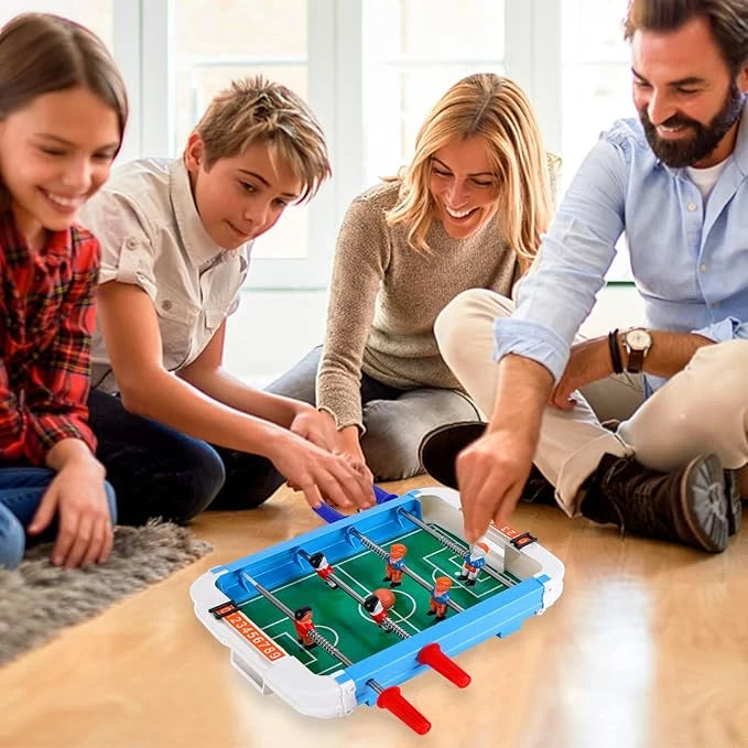 MAKINGTEC Mini Tabletop Football Game – Portable 2-Player Soccer Toy for Kids & Adults | Interactive Desktop Sports Game with Balls & Accessories – Birthday & Party Gift