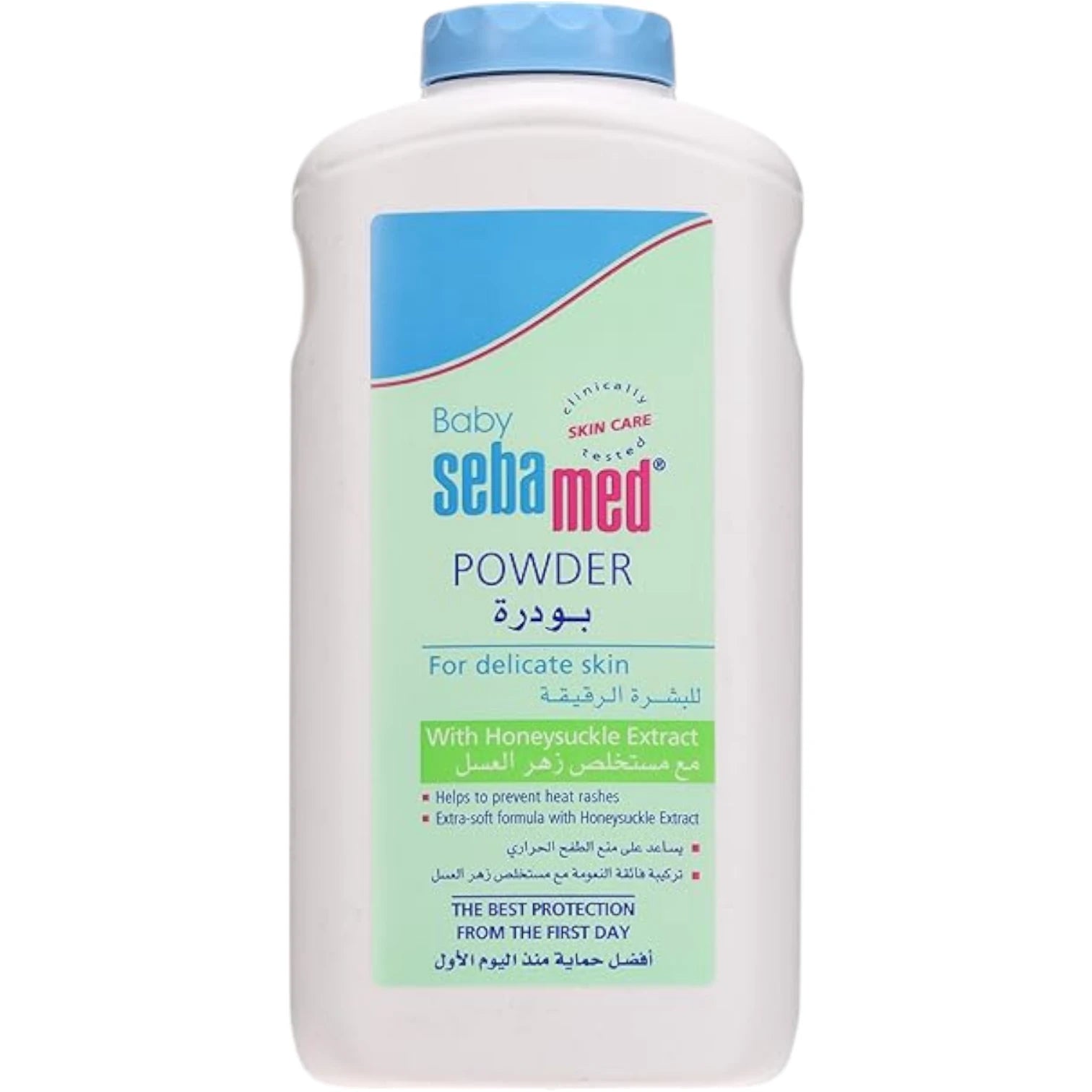 Sebamed Honeysuckle Baby Powder 200g – With Honeysuckle Extract | Prevents Heat Rash, Soothes & Protects Delicate Skin - Damoo