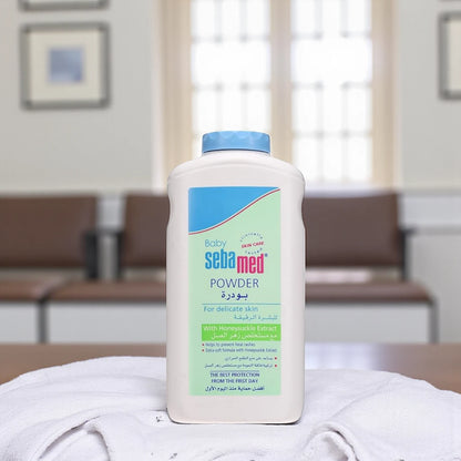 Sebamed Honeysuckle Baby Powder 200g – With Honeysuckle Extract | Prevents Heat Rash, Soothes & Protects Delicate Skin - Damoo