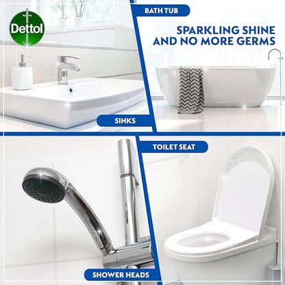 Dettol Bathroom Cleaner Spray – 500ml | Kills 99.9% Germs, Removes Soap Scum & Limescale | Fresh Scent, Anti-Bacterial Cleaner for Bathroom Surfaces - Damoo