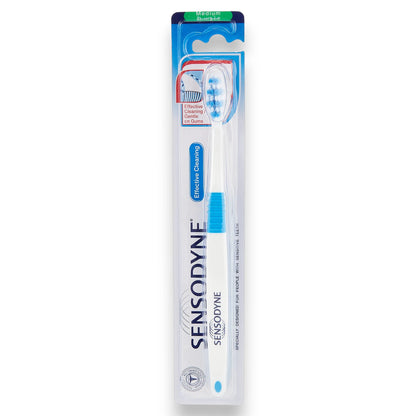 Sensodyne Elite Toothbrush | Effective Cleaning & Gentle on Gums | Dentist Recommended | Medium Bristles | Assorted Colors - Damoo