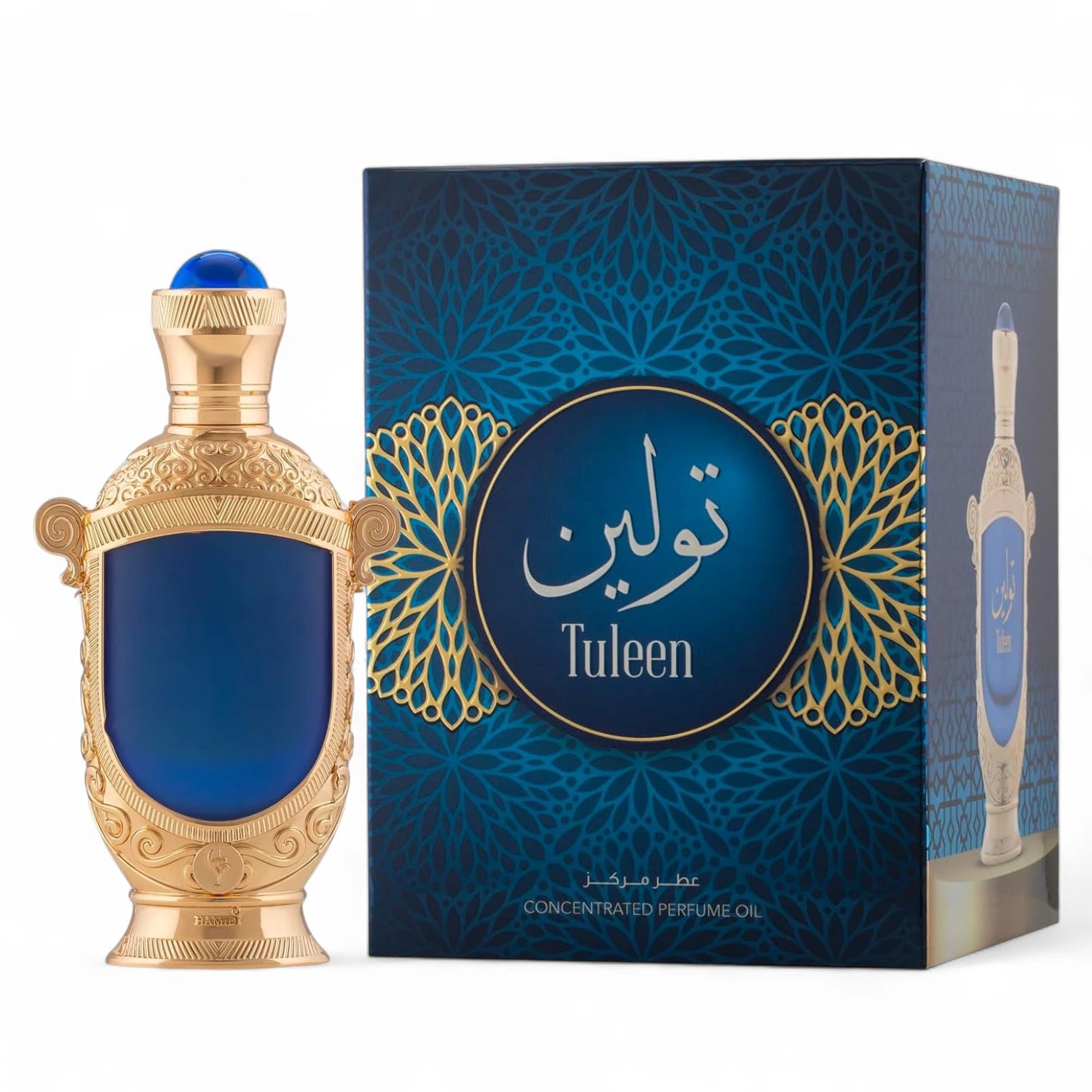 Hamidi Tuleen Concentrated Perfume Oil 20ml – Long Lasting Alcohol-Free Attar for Men | Pure Halal Arabic CPO Fragrance - Damoo