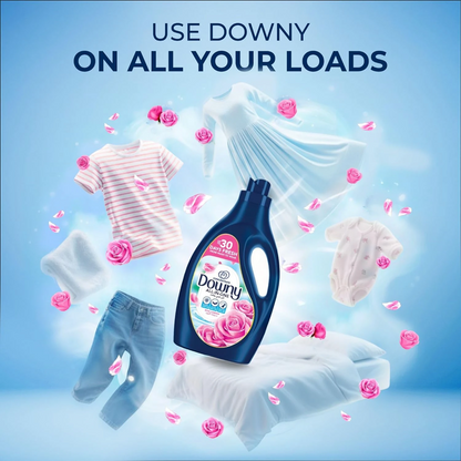 Downy All-in-One Concentrate Fabric Softener Rose Garden 1L – Long Lasting Freshness, Softener, Anti-Static & Wrinkle Care - Damoo