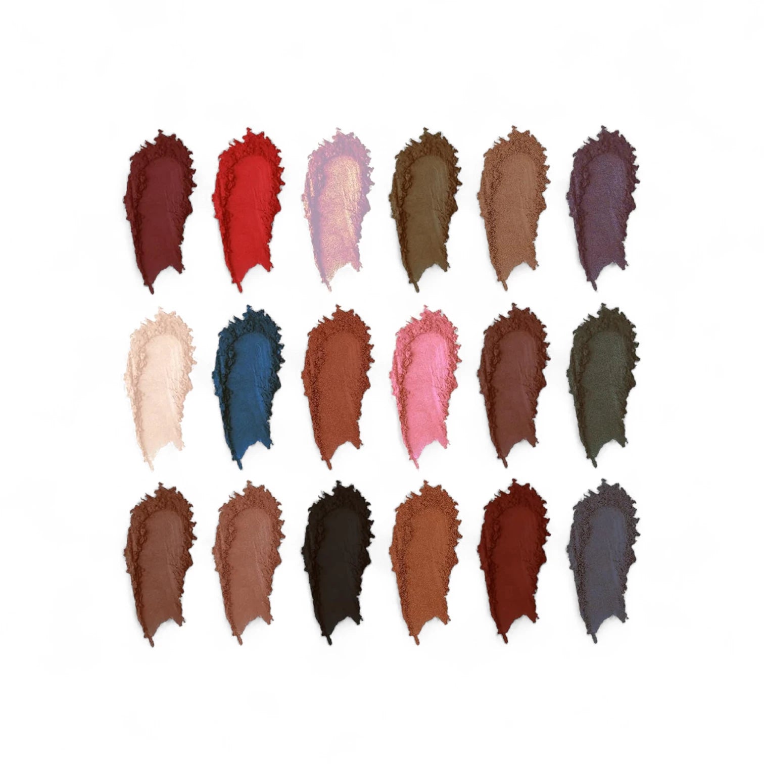 Vatenn Italy 18 Color Eyeshadow Palette KISS ME SN-1414 | Nude Matte & Shimmer Shades | Intense Pigmentation | Long-Lasting Blendable Eye Makeup 30g - Damoo