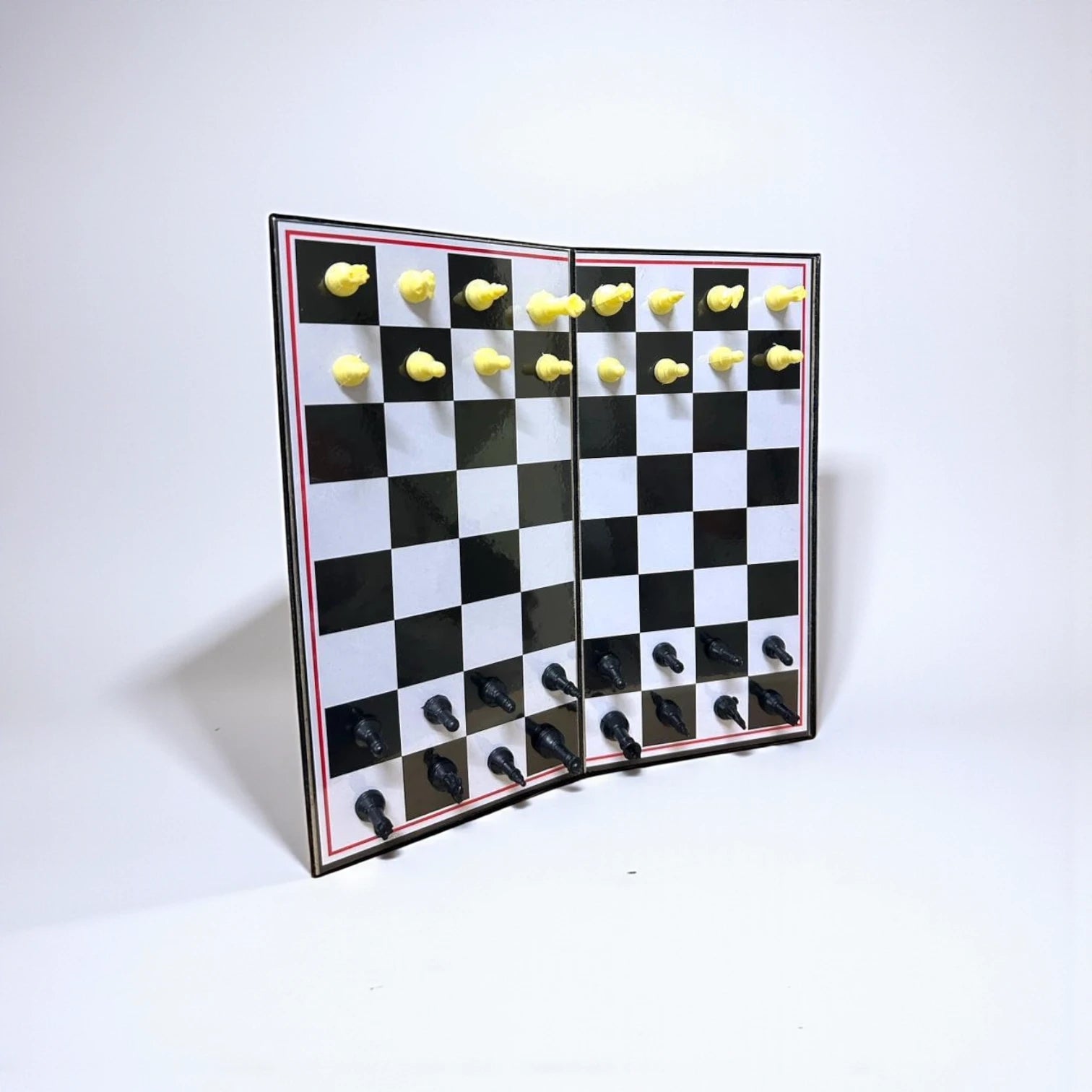 FUN CLASSIC TOYS Magnetic Chess Board Set | Folding Travel Chess Game for Kids & Adults | Portable Educational Board Game with Magnetic Pieces | Strategy Game for Intelligence Development