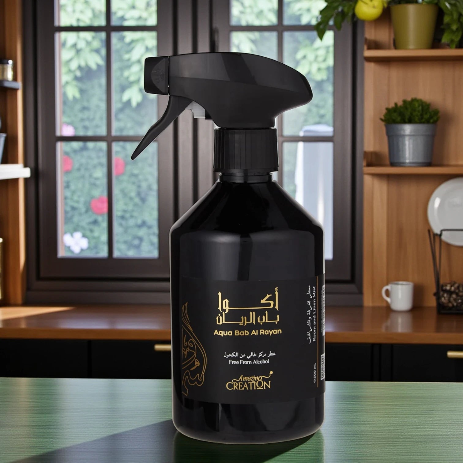 Amazing Creation Aqua Bab Al Rayan Room And Linen Mist, Room Freshener 500ml - Damoo