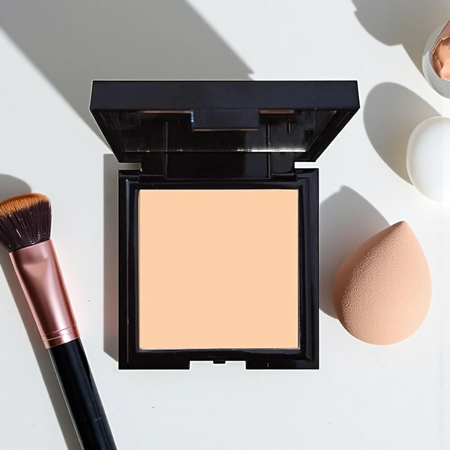Vatenn Italy Duo Mat Wet & Dry Powder Foundation 206 – Long-Lasting Oil-Free Powder Makeup with Matte Finish, Breathable & Weightless Formula for Normal to Combination Skin - Damoo