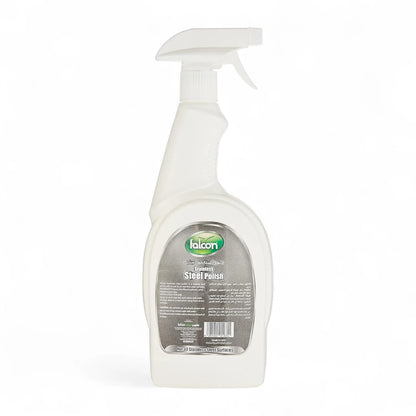 FALCON PACK Stainless Steel Polish – 750ml | Advanced Cleaning & Ultra Shine | Non-Staining, Bacteria Removal Formula for Stainless Steel Surfaces - Damoo