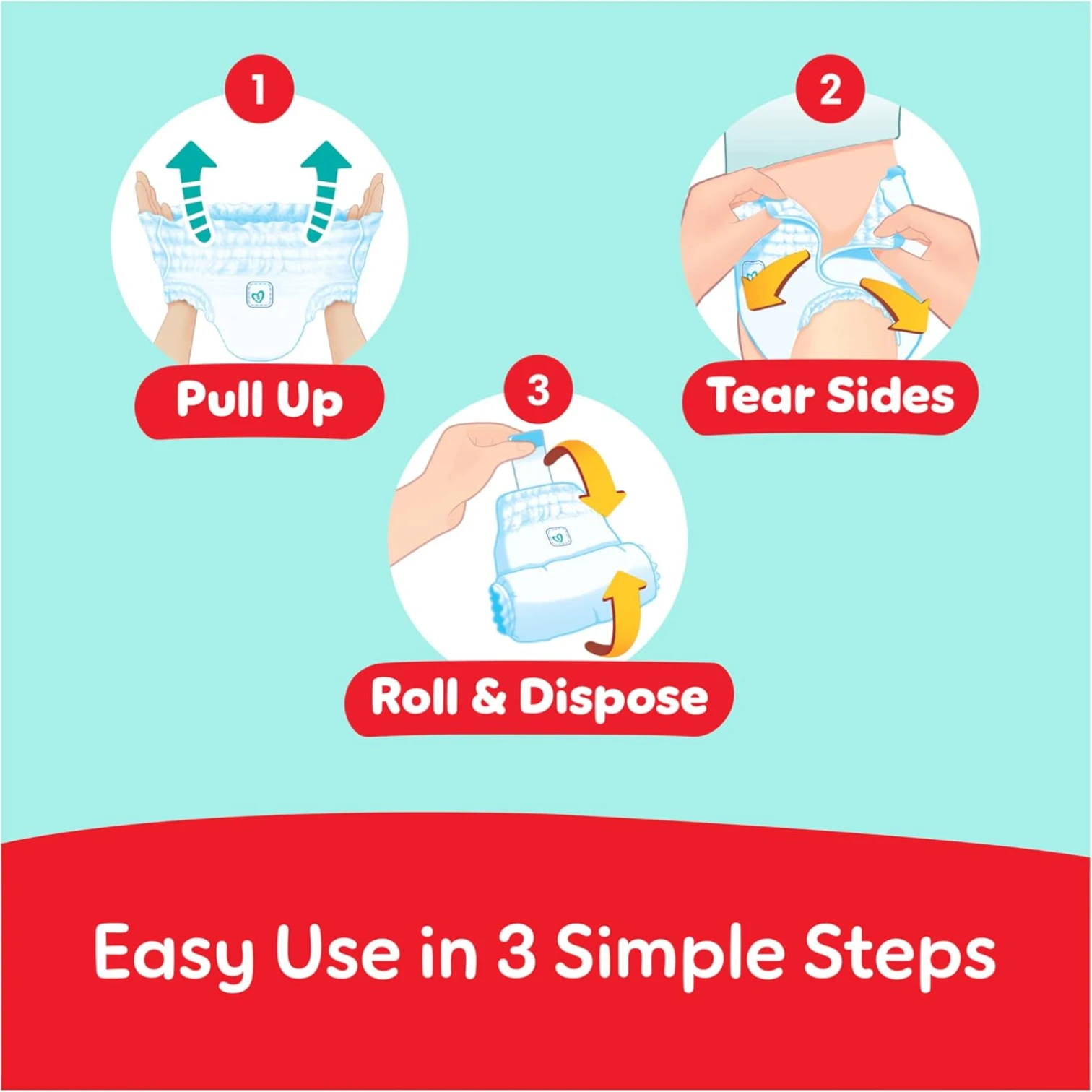 Pampers Ultimate Comfort Pants Diapers Size 3 (6–11kg) – 56 Count | Aloe Vera & Vitamin E | Soft Cottony Fit & 100% Leak Protection - Damoo