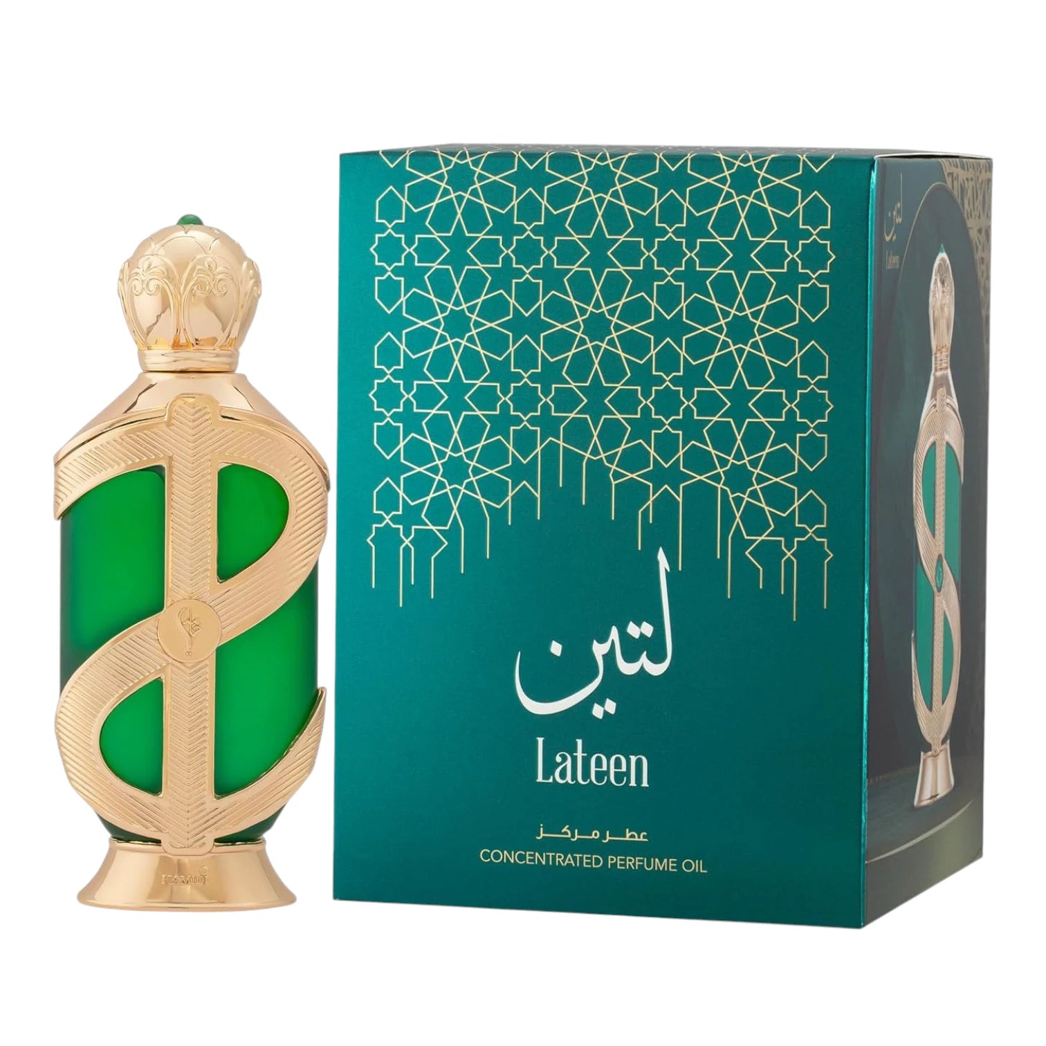 Hamidi Lateen Concentrated Perfume Oil 22ml – Long Lasting Alcohol-Free Attar for Men | Pure Halal Arabic CPO Fragrance - Damoo