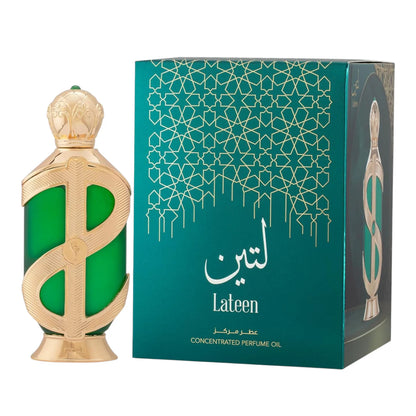 Hamidi Lateen Concentrated Perfume Oil 22ml – Long Lasting Alcohol-Free Attar for Men | Pure Halal Arabic CPO Fragrance - Damoo