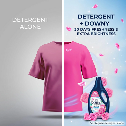 Downy All-in-One Concentrate Fabric Softener Rose Garden 1L – Long Lasting Freshness, Softener, Anti-Static & Wrinkle Care - Damoo