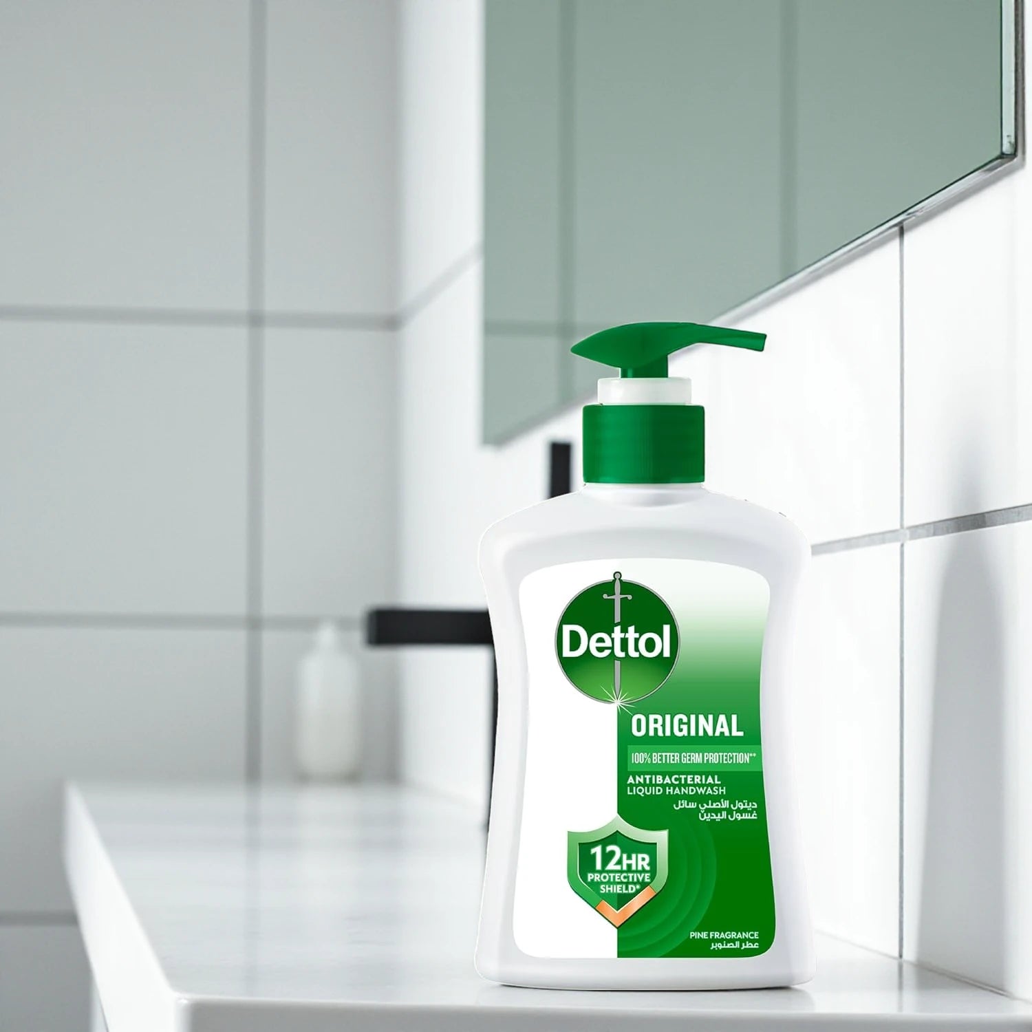 Dettol Original Liquid Handwash Pump 200ml – Antibacterial Hand Wash with Pine Scent | Germ Protection & Skin Care - Damoo