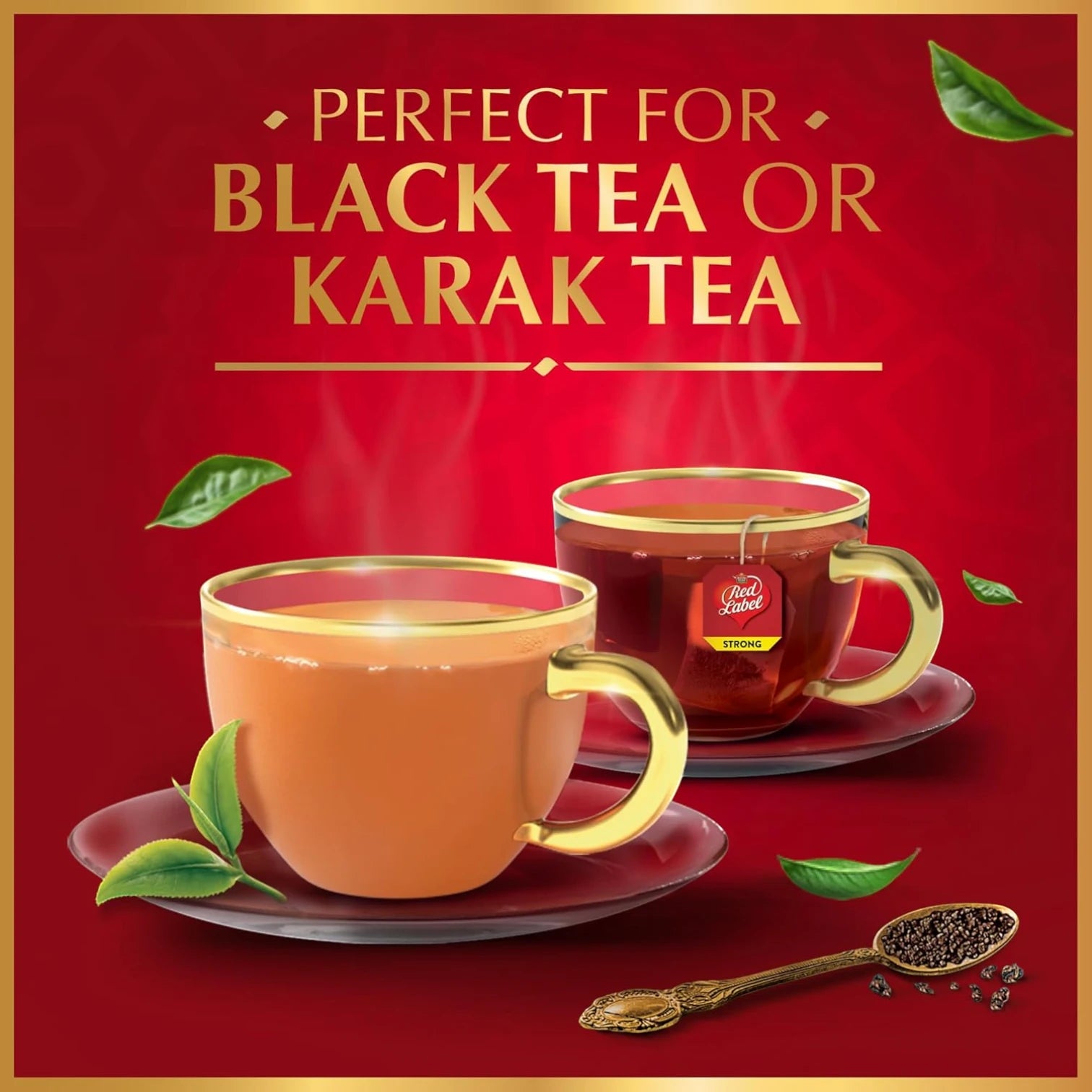 Brooke Bond Red Label Black Loose Tea – 5KG | Strong & Energizing Indian Black Tea | Perfect for Masala Chai & Daily Brewing - Damoo