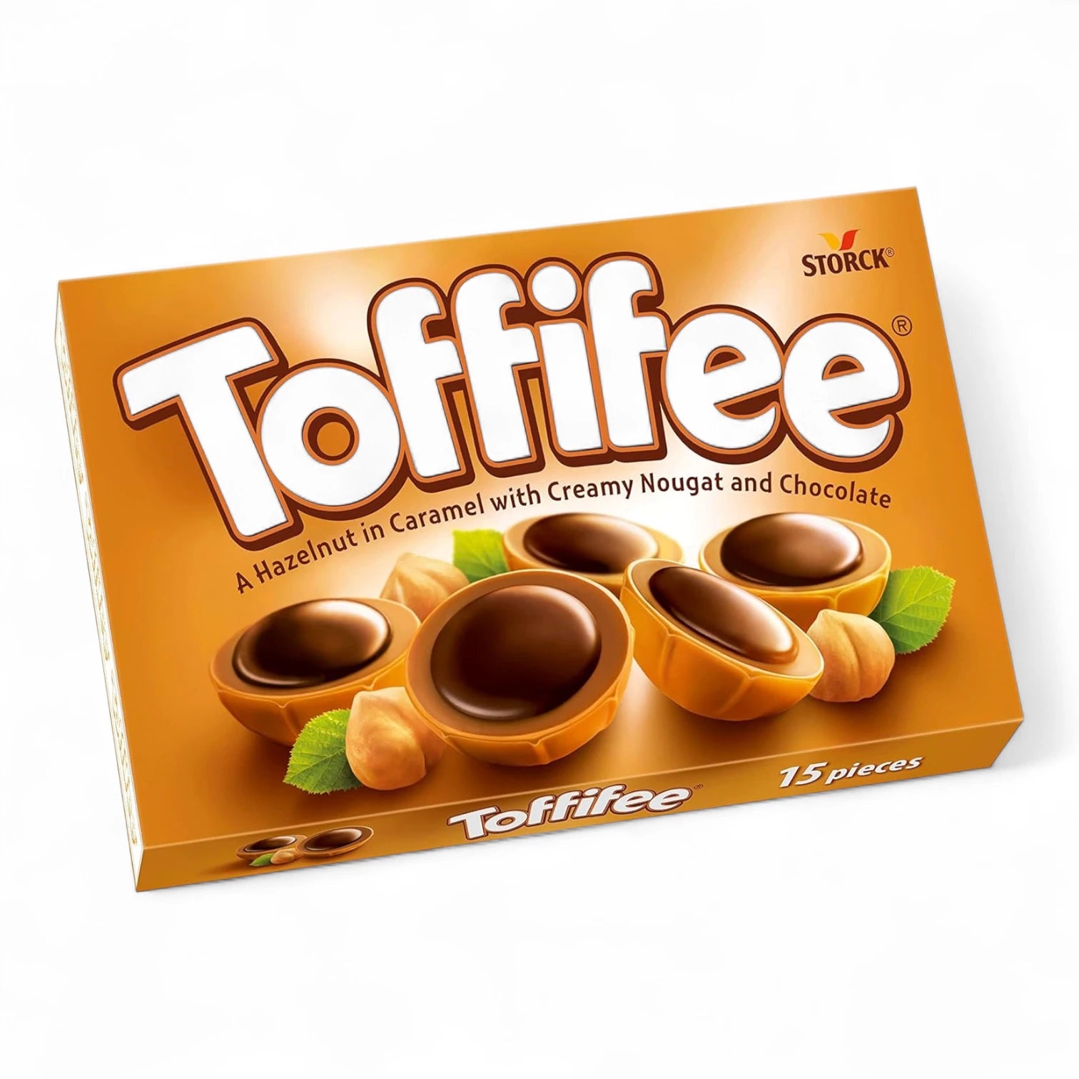 Toffifee Hazelnut in Caramel with Creamy Nougat and Chocolate – 125g | Indulgent Caramel Treat with a Crunchy Twist - Damoo