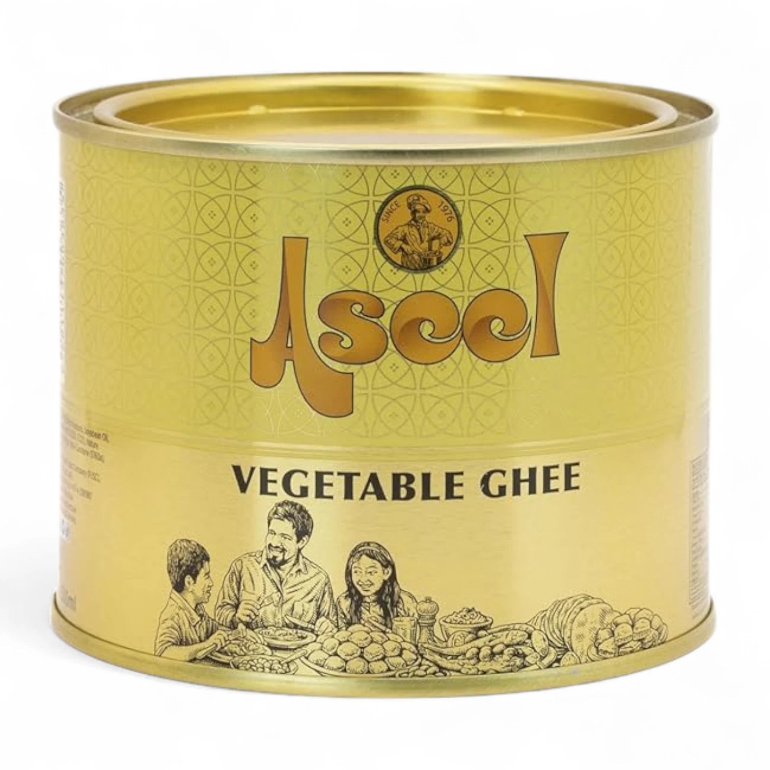 Aseel Vegetable Ghee – 500ml | Trans Fat-Free, Vitamin-Enriched, Aromatic Ghee for Everyday Cooking & Gourmet Dishes - Damoo