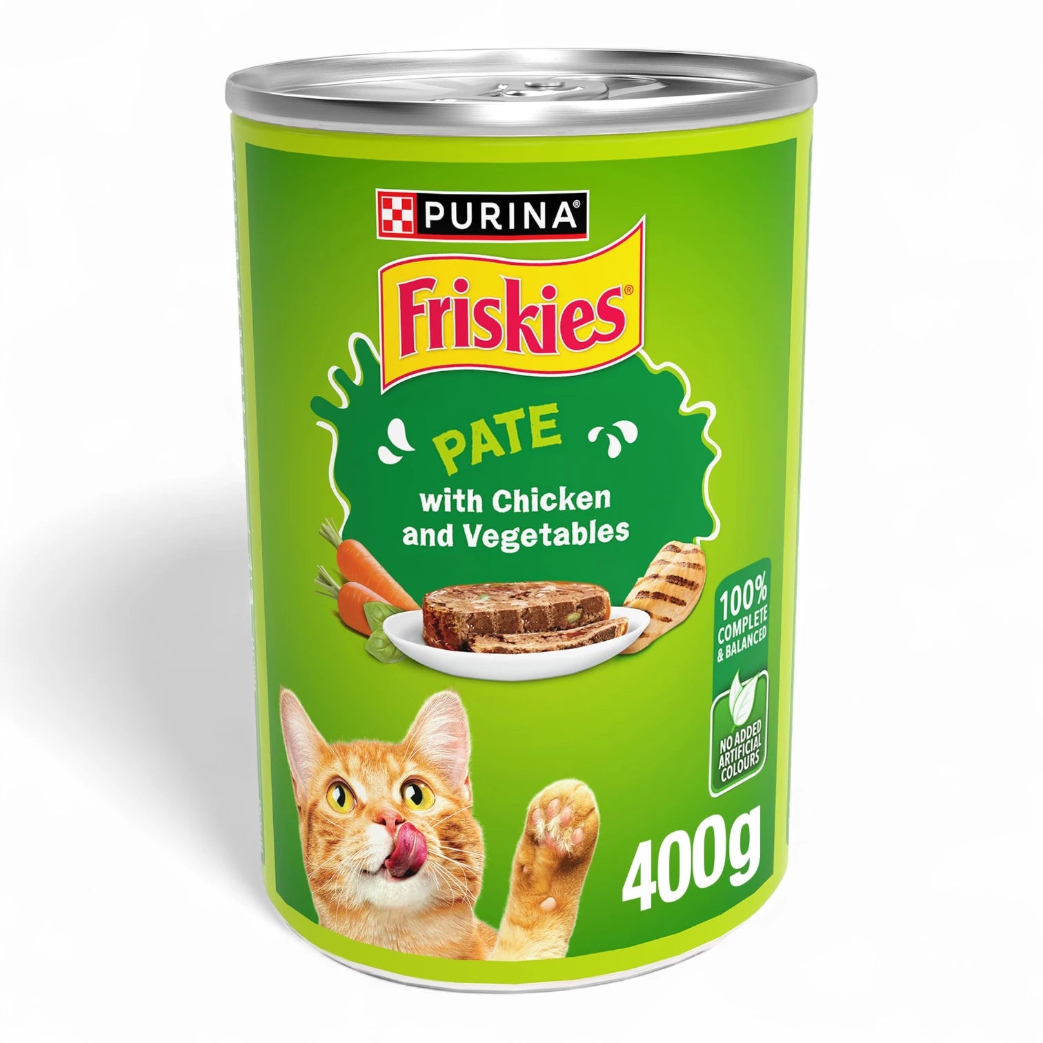 Purina Friskies Chunkpound Wet Cat Food – Chicken & Vegetables, 400g | Complete Nutrition for All Life Stages - Damoo