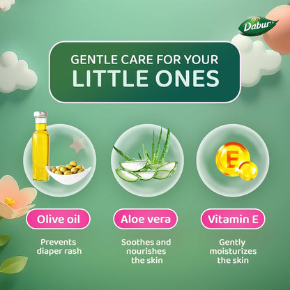 Dabur Herbalene Baby olives jelly 225ml – Deep Moisturizing Olive Jelly | Dermatologically Tested
