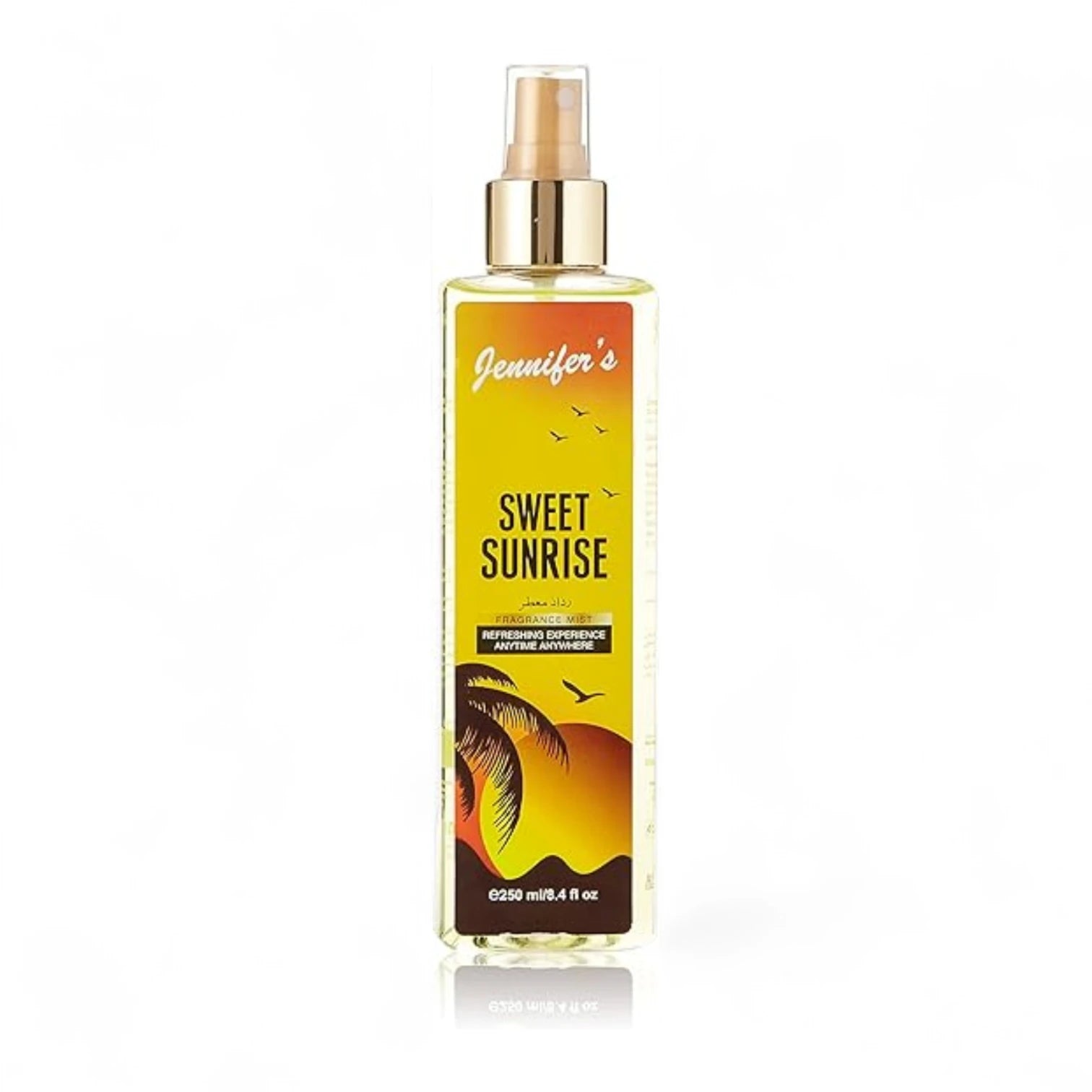 Jennifer’s Sweet Sunrise Fragrance Mist 250 ml – Gentle on Skin, Long-Lasting Citrus & Floral Scent, Refreshing Mist for Anytime, Anywhere - Damoo