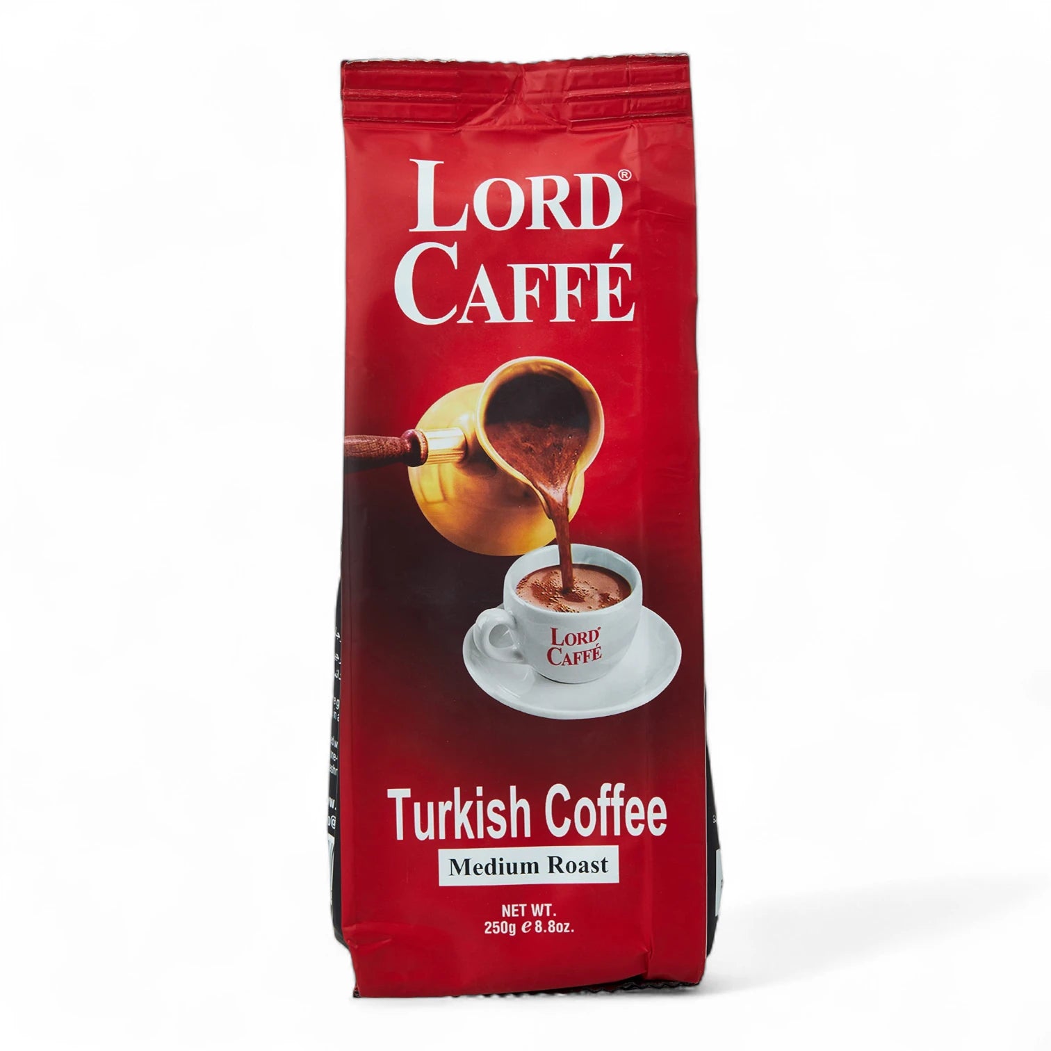 Lord Caffe Turkish Coffee – Premium Ground Arabica with Cinnamon Twist, Medium Roast, 250g | Rich Flavor & Intense Aroma - Damoo