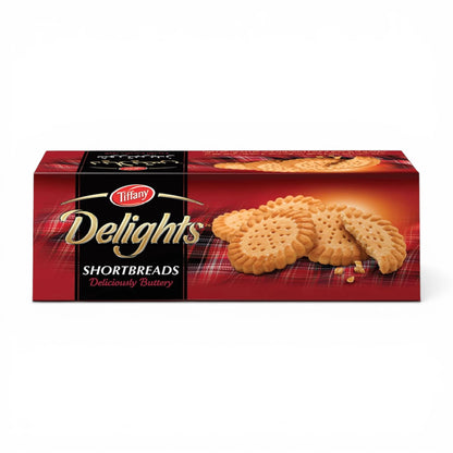 Tiffany Delights Shortbread Biscuits 200g – Buttery Crumbly Shortbread Cookies with Rich Flavor for Tea Time & Snacking - Damoo