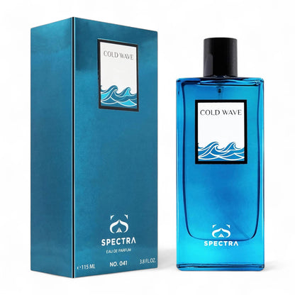 عطر سبيكترا 041 كولد ويف أو دي بارفان للرجال - رائحة مائية عطرية منعشة، يدوم طويلاً، 115 مل