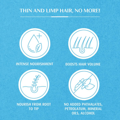 Vatika Naturals Volume & Thickness Conditioner – Strengthening & Volumizing Hair Care with Coconut & Castor Oils for Thin & Limp Hair – 400ml - Damoo