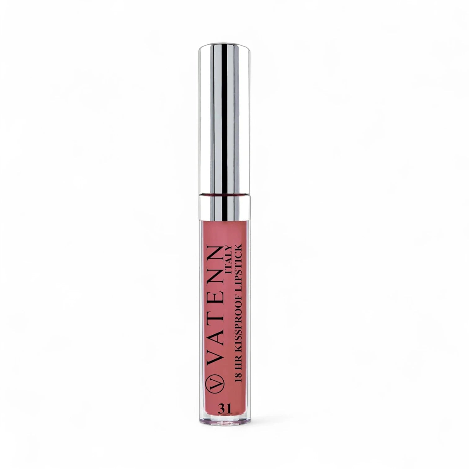 Vatenn Italy 18Hr Kissproof Matte Liquid Lipstick Shade 31 | Waterproof, Transfer-Proof, Highly Pigmented, Long-Lasting Lip Color - Damoo