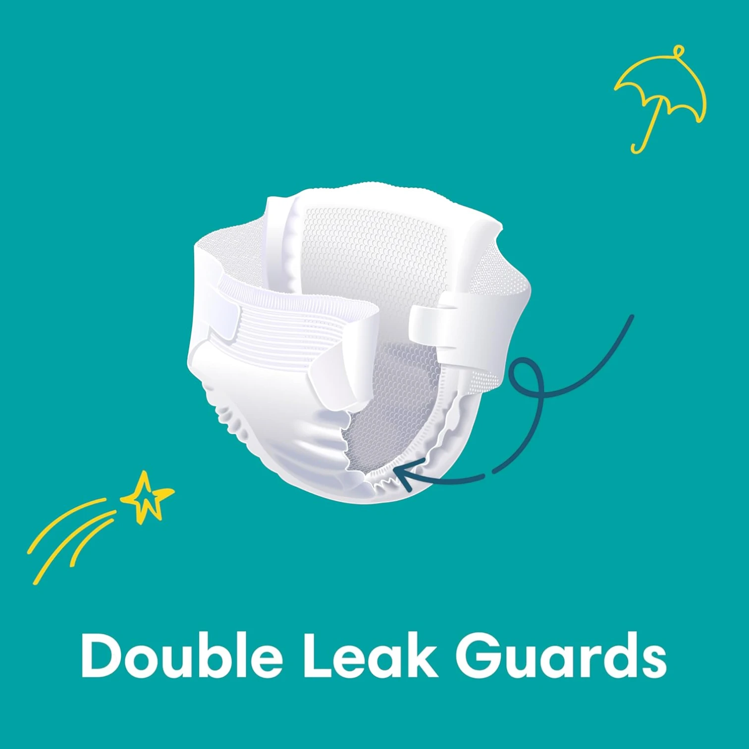 Pampers Baby-Dry Pants Diapers with Aloe Vera Lotion – Size 3 (6–11 kg), 60 Count | 360° Stretch Fit, Tear-Away Sides & Roll Tape for Easy Disposal | Up to 12-Hour Dryness & 100% Leak Protection – Jumbo Pack - Damoo