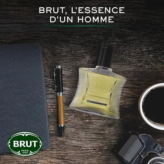 Brut Original Eau De Toilette Spray for Men – Classic Masculine Scent – Long-Lasting Freshness – 100ml Vaporisateur – Travel-Friendly Size - Damoo