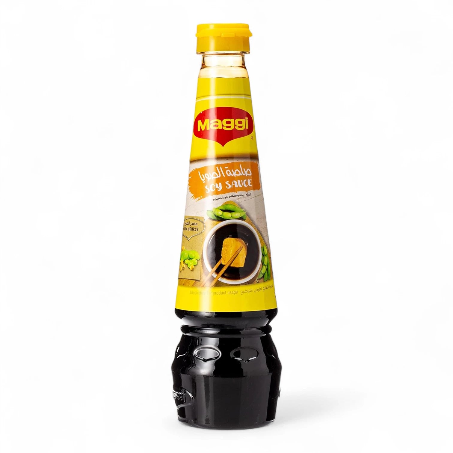 Maggi Soy Sauce 300ml – Naturally Fermented Soy Condiment for Asian Cooking, Dipping & Marinades | No Artificial Colors or Flavors - Damoo