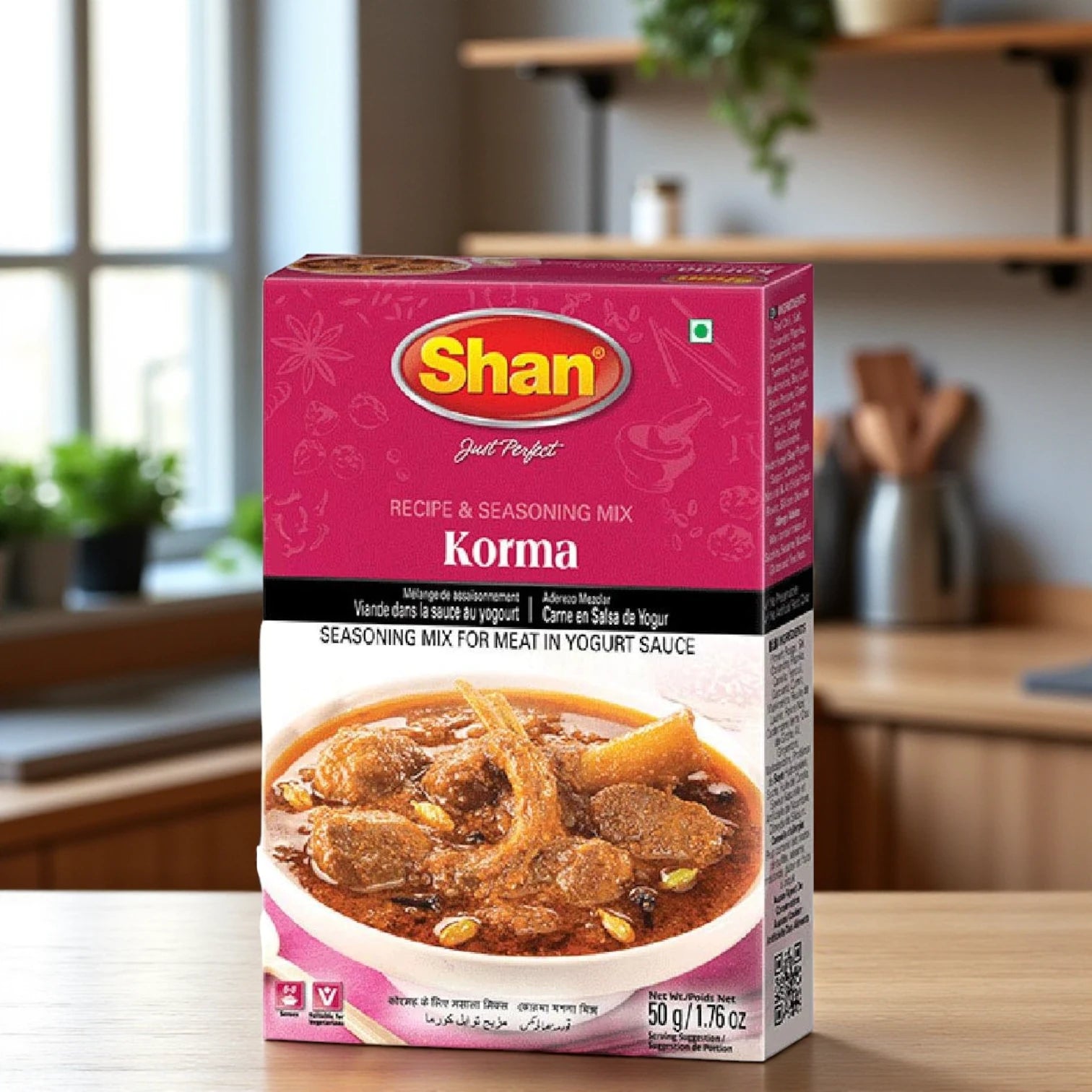 Shan Korma Masala Mix – 50g – Authentic Mughlai Spice Blend for Rich & Creamy Korma – Traditional Indian/Pakistani Curry Seasoning - Damoo