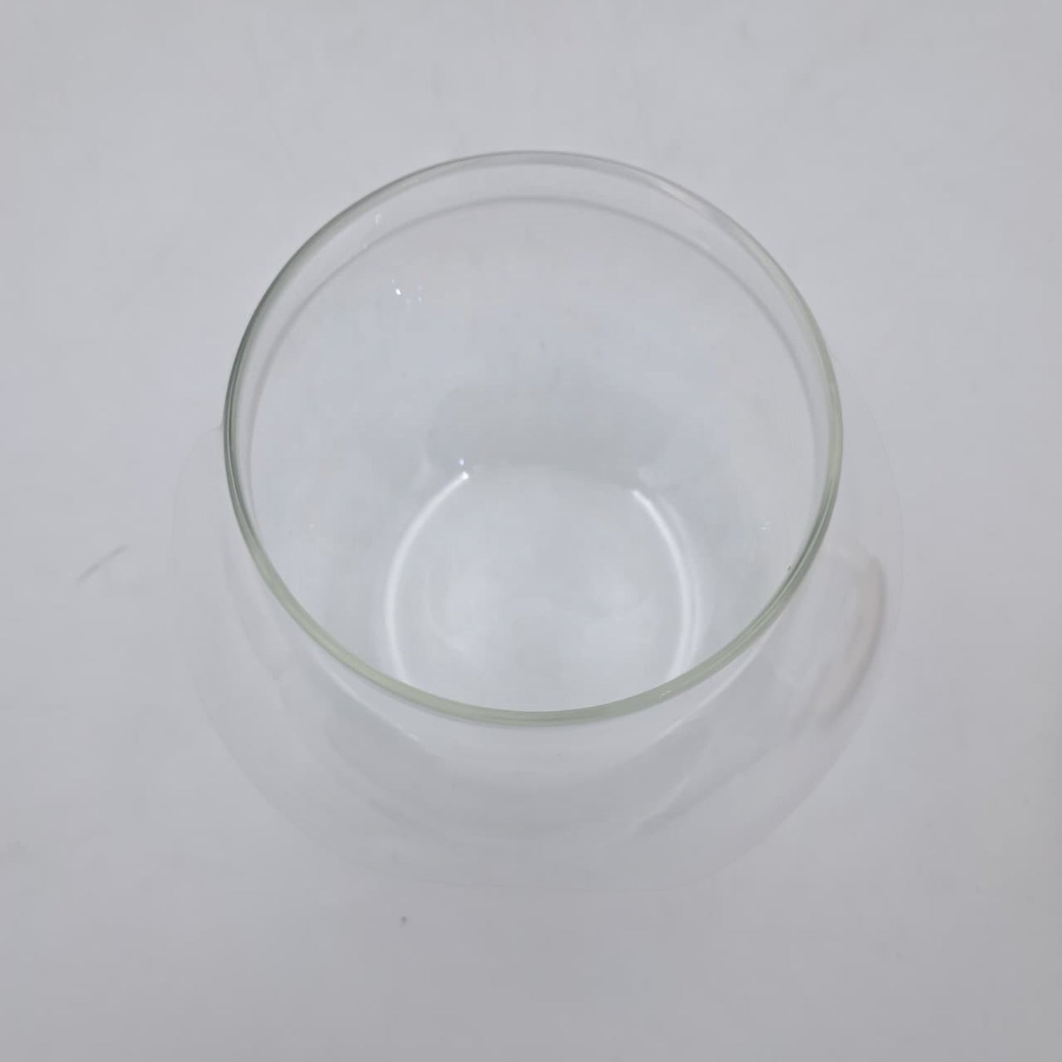 Elegant Round Glass Jar with Bamboo Lid – Minimalist Transparent Storage Bowl | Decorative Glass bowl for Home & Kitchen