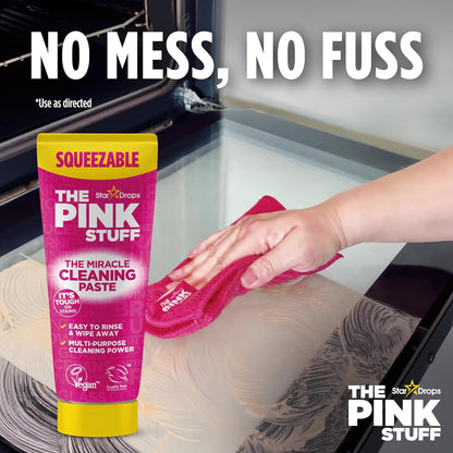 Star Drops THE PINK STUFF Squeezable Cleaning Paste 300 Grams – Multi-Purpose Stain Cleaning Power | Easy to Rinse and Wipe Away