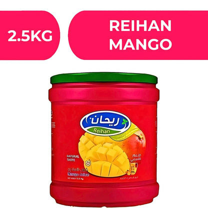 Reihan Mango Instant Drink Powder – 2kg | Rich in Vitamin C | Refreshing Tropical Juice Mix | Easy to Prepare, No Blending - Damoo
