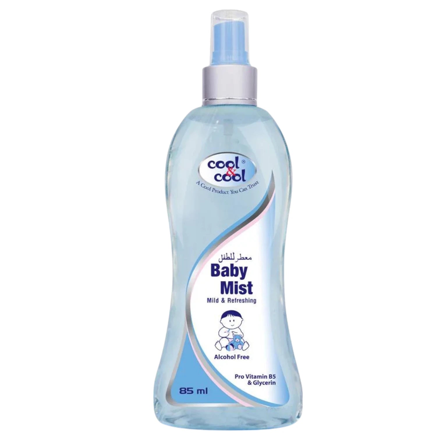 Cool & Cool Baby Mist 85ml – Mild & Refreshing Baby Spray | Alcohol-Free with Pro Vitamin B5 & Glycerin - Damoo