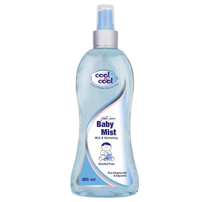 Cool & Cool Baby Mist 85ml – Mild & Refreshing Baby Spray | Alcohol-Free with Pro Vitamin B5 & Glycerin - Damoo