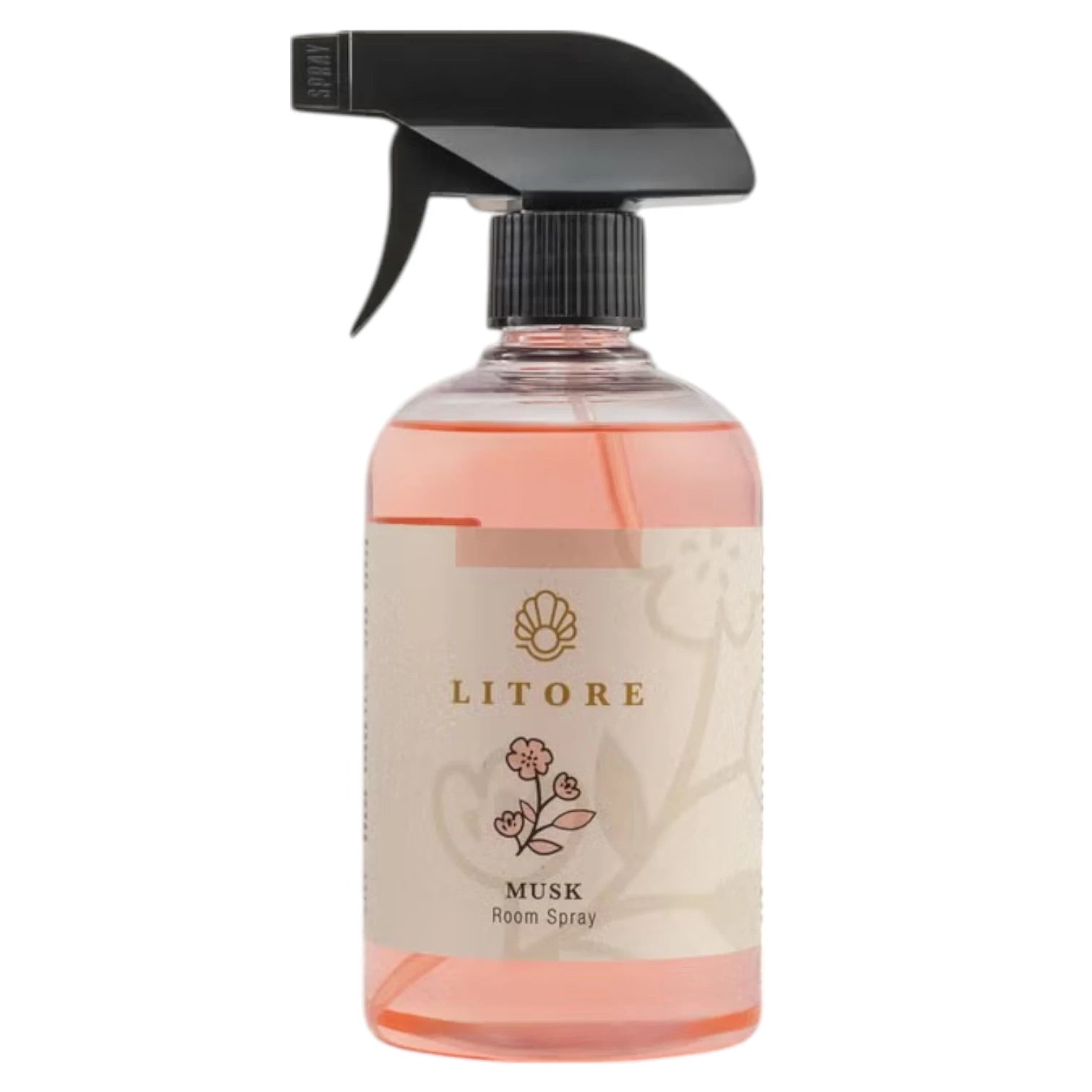 Litore Musk Home Spray 500ml – Long-Lasting Air Freshener for Home & Office | Eliminates Odors, Elegant Fragrance Solution - Damoo