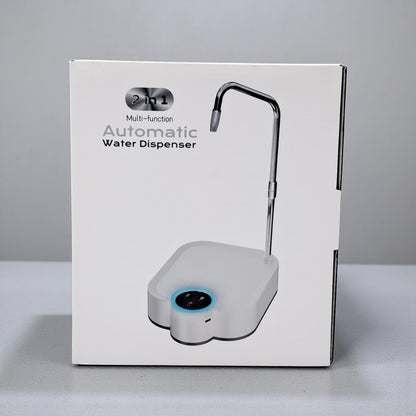 2-in-1 Automatic Water Dispenser | USB-C Rechargeable Pump for Bottled Water & Desktop Use | 360° Rotating Spout, Precise Output & Water-Lock Nozzle - Damoo
