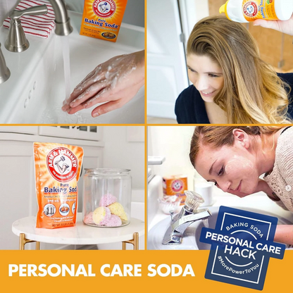 Arm & Hammer Pure Baking Soda – 5LB | One Box, Countless Uses | All-Purpose Cleaner, Deodorizer & Multi-Use Household Essential - Damoo
