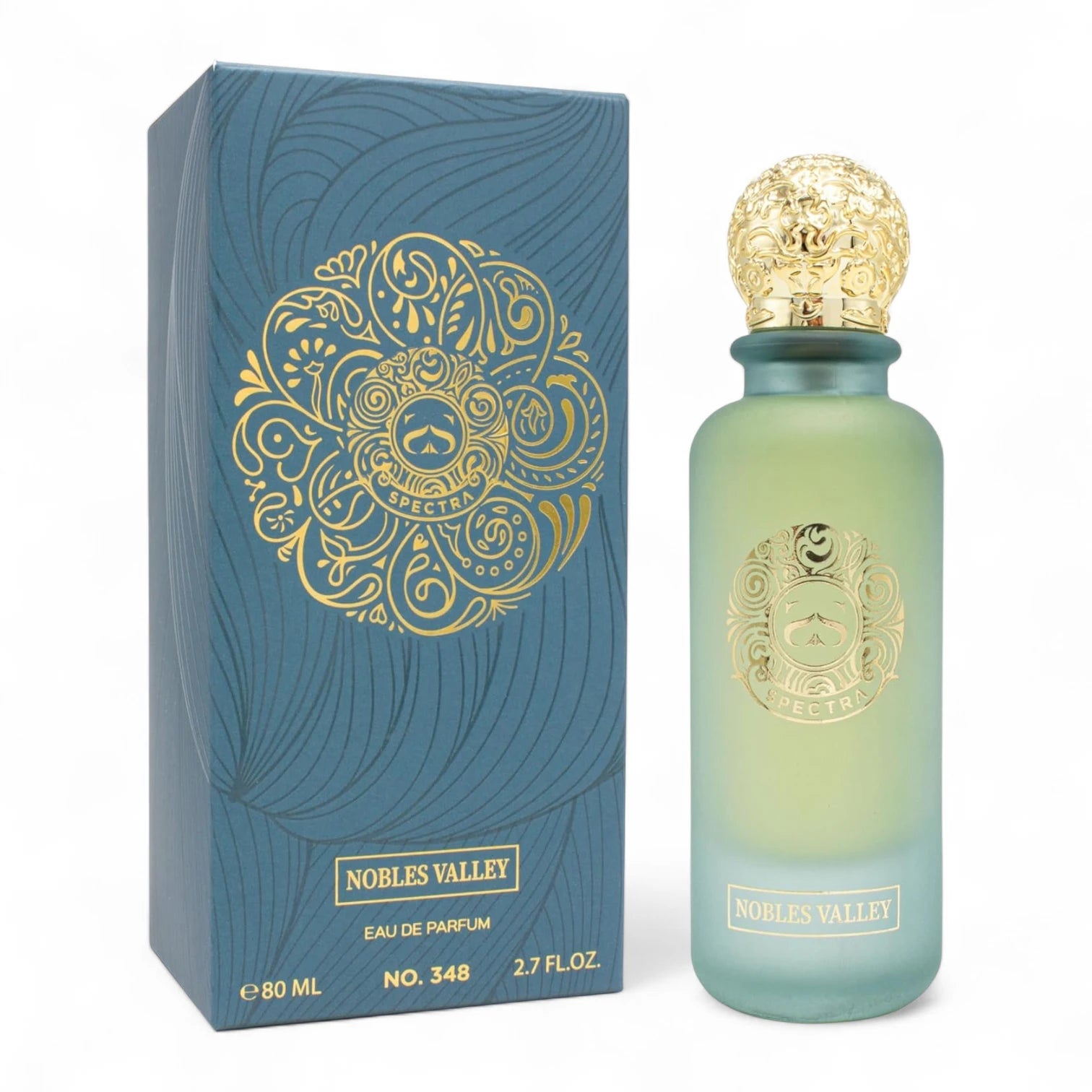 Spectra 348 Nobles Valley Eau De Parfum – Unisex Amber Woody Perfume – Long Lasting Luxury Fragrance for Men & Women – 80ml - Damoo