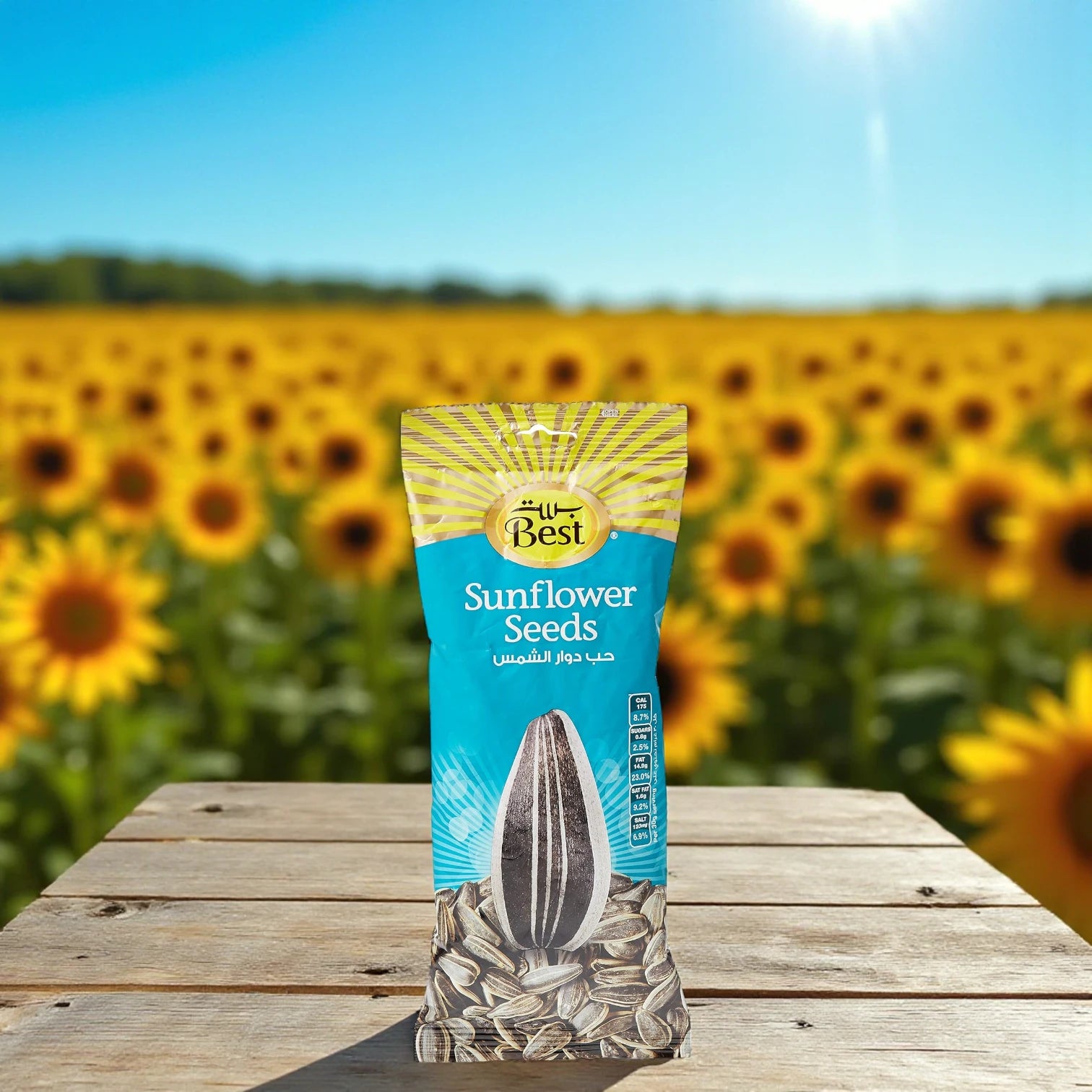 Best Premium Roasted & Salted Sunflower Seeds – 2 x 150g Pack | Rich in Protein & Antioxidants | Healthy Crunchy Snack | With Vitamin A, B & E - Damoo