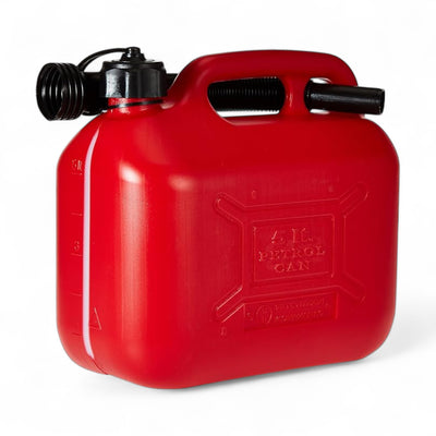 5L Petrol Can – Heavy-Duty Plastic Fuel Tank with Child-Safe Spout, Anti-Static Design, Rust-Proof Build & Flexible Pouring Pipe for Car, Travel & Outdoor Use - Damoo