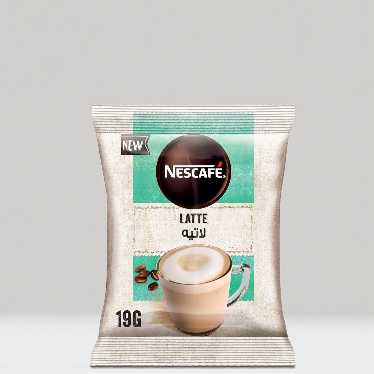 Nescafé Latte Instant Coffee Mix – 5 Sachets (19g Each) | Creamy Café-Style Cappuccino | Low Fat, No Artificial Flavours - Damoo