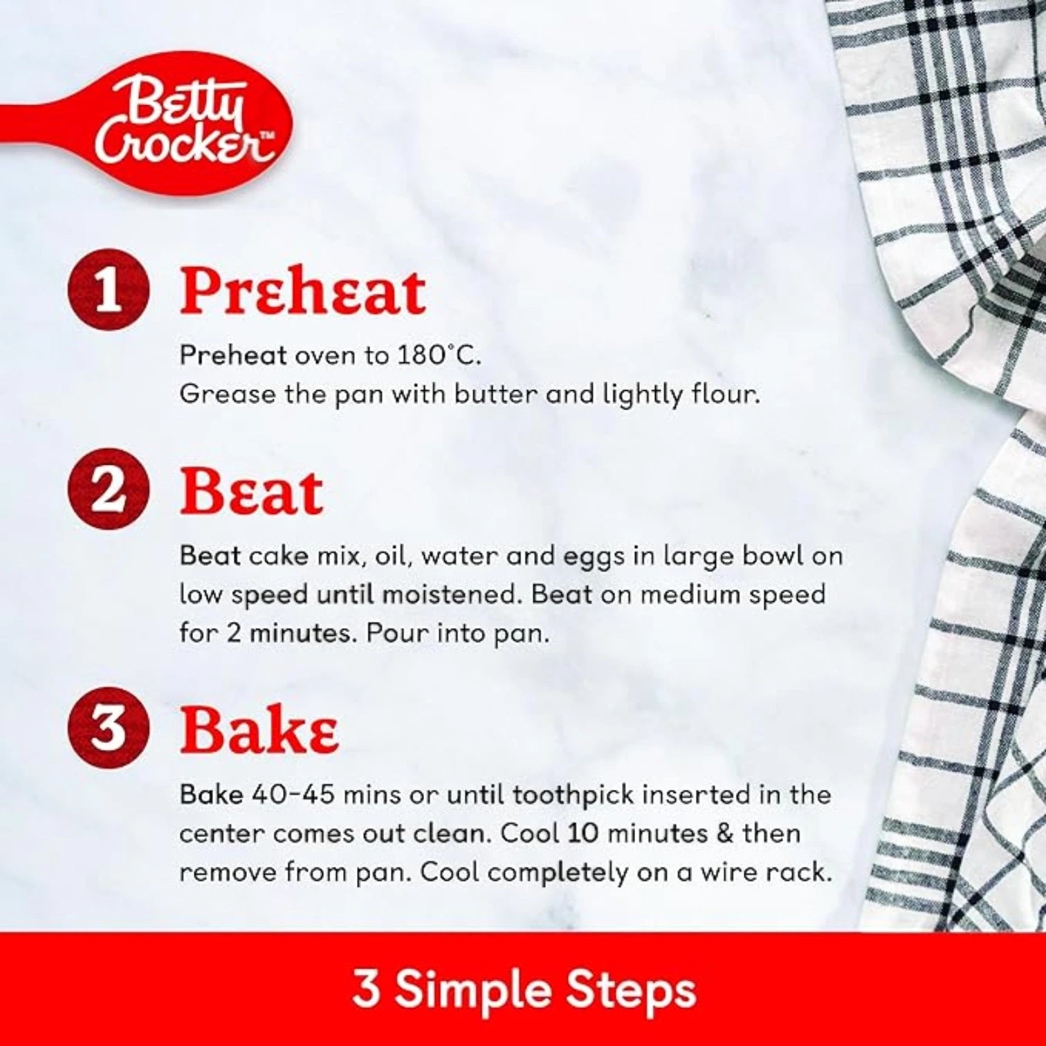 Betty Crocker Super Moist Vanilla Cake Mix 2 x 510g – Easy Bake Dessert Mix – Rich Vanilla Flavor for Cakes, Cupcakes & Celebrations - Damoo